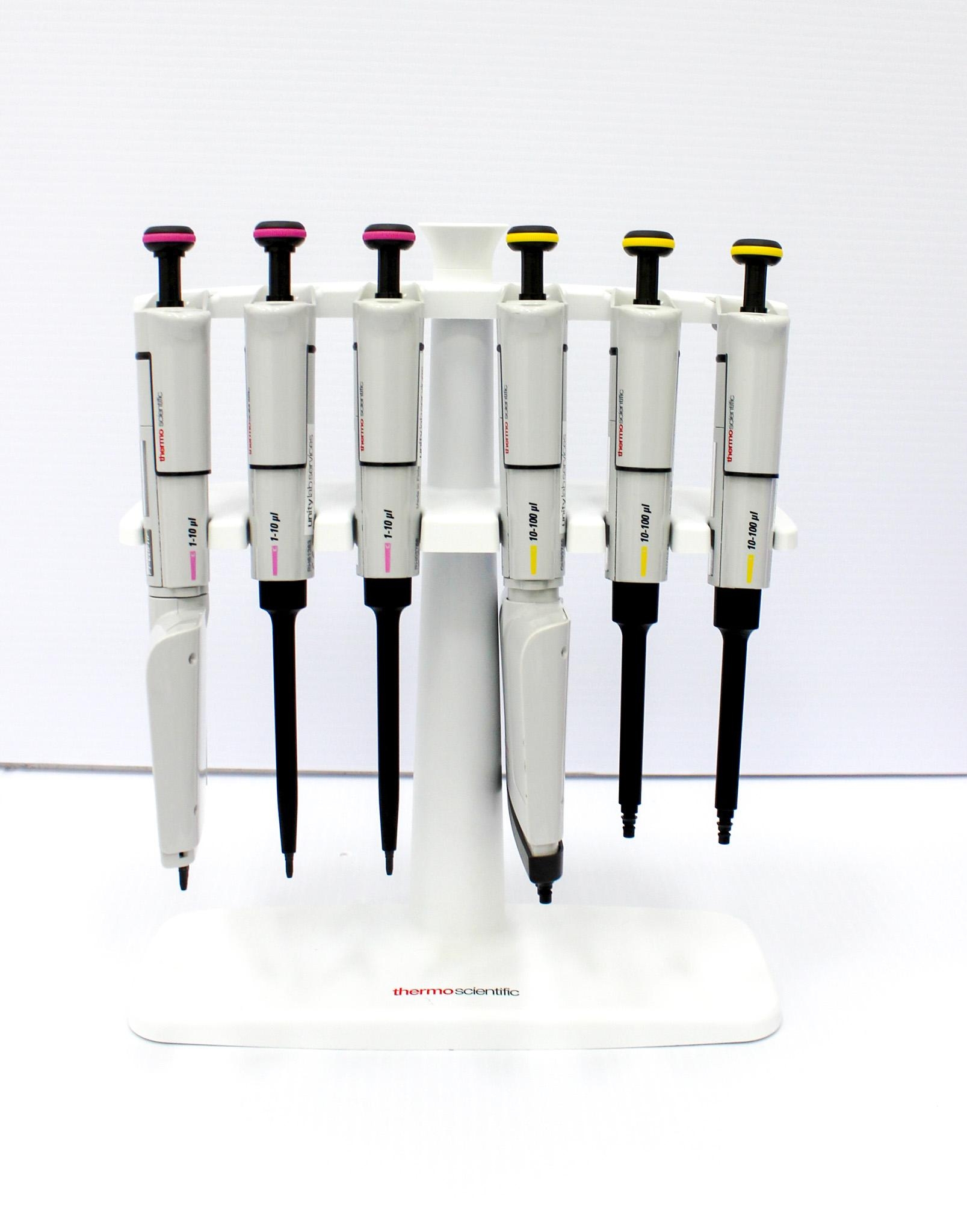 Thermo Scientific F1-ClipTip Manual Pipette Handler with 6 Pipettes 1-10ul/10-100ul