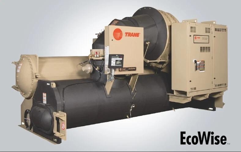 Trane CVHF070 Chiller HVAC 400V 453kW 38000lb R514a L192in W98in